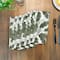 Tropical Leaves Pattern 10" x 10" Cotton Twill Napkin